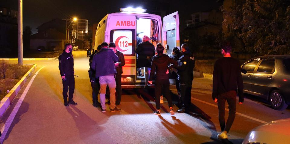 Uşak'ta çıkan bıçaklı kavgada 1 kişi yaralandı. ( Mehmet Çalık - Anadolu Ajansı )