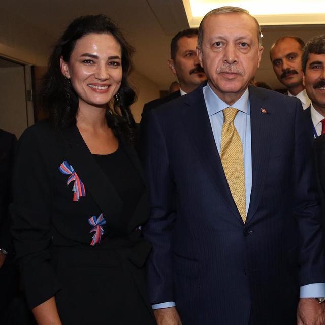 Cumhurbaşkanı Recep Tayyip Erdoğan ve Seda Sarıbaş