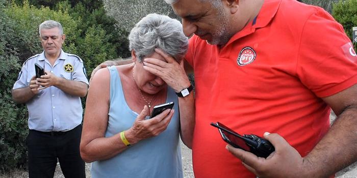 Muğla'nın Bodrum ilçesindeki Pedesa Antik Kenti'nde yürüyüş yaparken eşinin kaybolduğu ihbarında bulunduğu 72 yaşındaki İngiliz turist Wal Bruke için arama kurtarma çalışması başlatan ekipler, turistin oteline geri döndüğünün anlaşılması üzerine 3 saat süren operasyonu sonlandırdı. Carol Bruke (solda),olayın şokunu yaşadı.  ( Osman URAS - Anadolu Ajansı )
