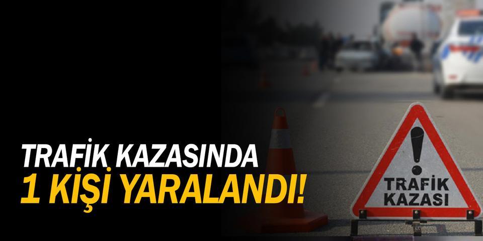 Aydın'ın Söke ilçesinde iki otomobilin çarpışması sonucu 1 kişi yaralandı.
