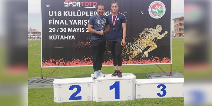 Romanya'da yapılan 49. Balkan U20 Atletizm Şampiyonası'nda Türkiye'yi ve Aydın'ı temsil eden Esra Türkmen, Balkan Şampiyonu oldu.